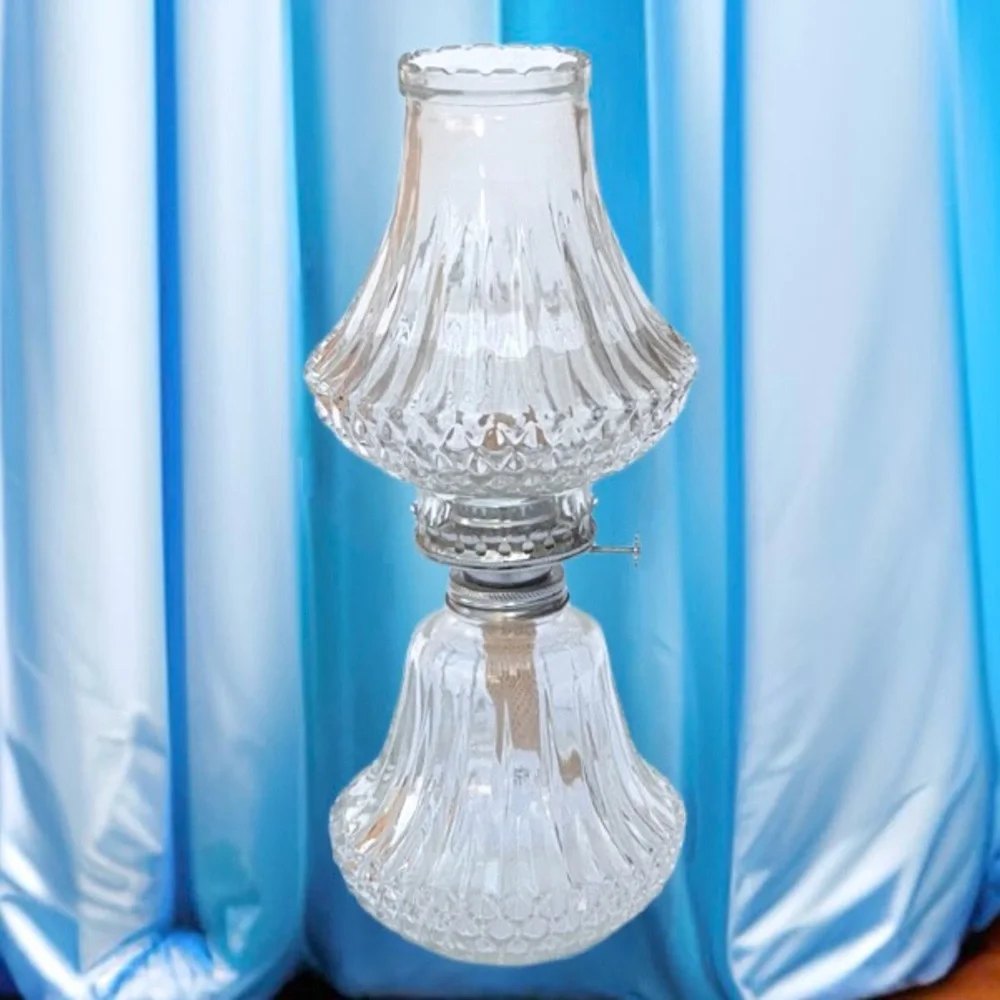 💖 Lamplight Farms NEW Elegant Clear Glass Lamp